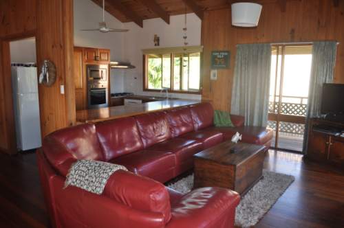 Living Area and Kitchen